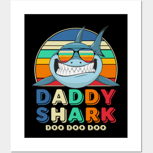 Daddy Shark Doo Doo Doo Posters and Art